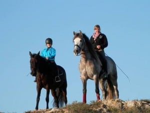 horse back riding tracking spain holiday